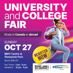 Calgary • Study and Go Abroad / SchoolFinder Fairs, Education Fair, University Fair, College Fair