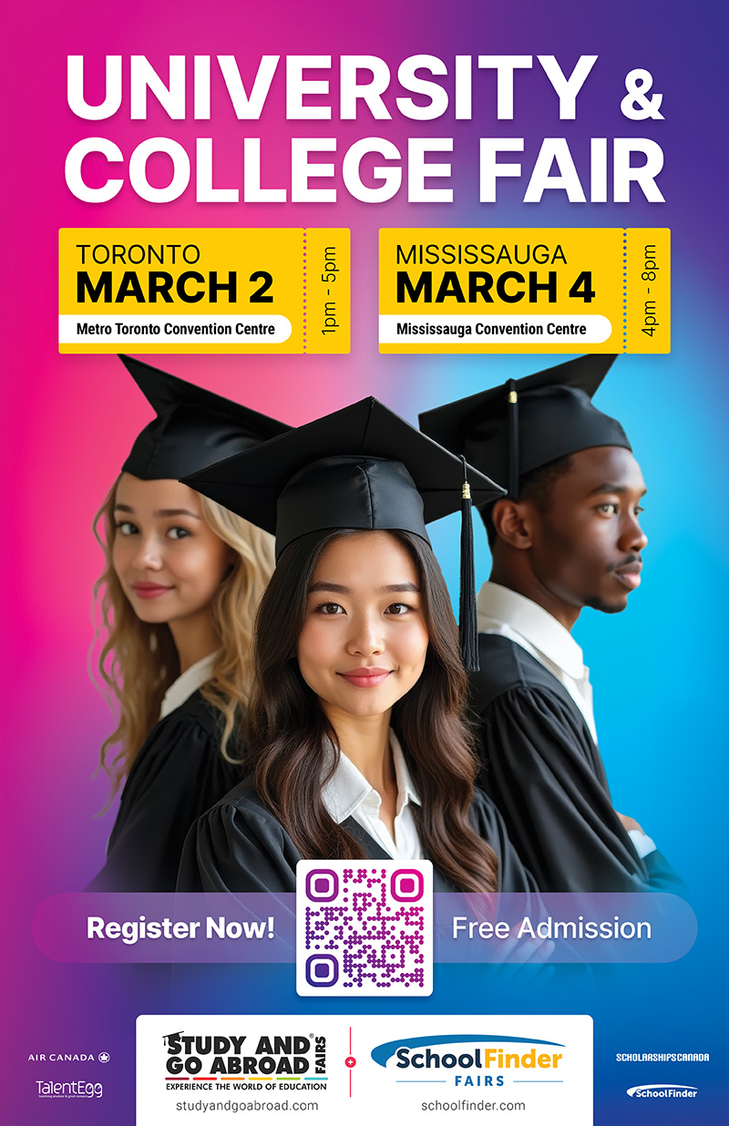 Toronto | Study and Go Abroad / SchoolFinder Fairs, Education Fair, University Fair, College Fair